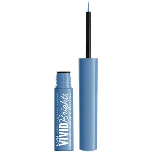 Nyx Professional Makeup - Vivid Brights Liquid Liner - Blue Liquid Eye Liner - Cobalt Crush