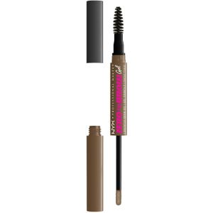 NYX Professional Makeup Langdurige veganistische getinte vloeibare wenkbrauwgel, mascara met natuurlijke look, tot 2 dagen, bestand tegen overdracht, vervagen en vlekken, nul tot