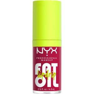 NYX Professional Makeup Fat Oil Lip Drip 12H Hydration Non-Sticky Finish Lip Gloss 4.8ml (Various Shades) - NEWSFEED