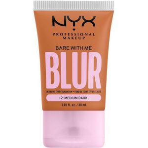 NYX Professional Makeup Bare With Me Blur Tint Foundation 12 Medium Dark (30 ml)