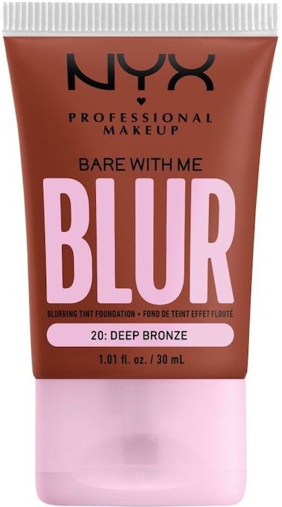 NYX Professional Makeup Bare With Me Blurring Tint Foundation 30 ml 20 - Deep Bronze