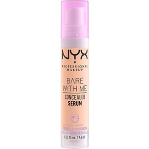 NYX Professional Makeup Concealer Bare With Me Concealer Serum, Natuurlijke Afwerking, Gemiddelde dekking, Kleur: Medium Vanilla (02.5)