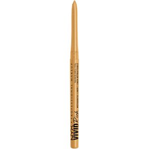 Nyx Professional Makeup Vivid Rich Mechanical Pencil - Mechanische eyeliner - op edelstenen genspireerde kleuren met roomzachte pigmenten - Amber Stunner - Geel - 4,8GR