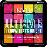 NYX Professional Makeup Lidschattenpalette mit 16 Farbtönen, Intensives und langanhaltendes Finish, Vegane Formel ohne Inhaltsstoffe tierischen Ursprungs, Ultimate Shadow, Farbton: Brights