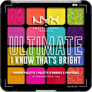NYX Professional Makeup Ultimate Shadow Palette Oogschaduw Tint I Know That's Bright 16 st