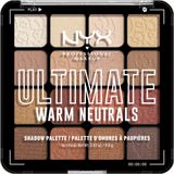 NYX Professional Makeup Ultimate Shadow Palette Warm Neutrals Oogschaduw Palet