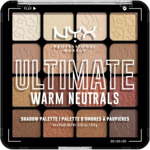 NYX Professional Makeup Ultimate Shadow Palette Oogschaduw Tint Warm Neutrals 16x0,8 g