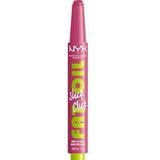 NYX Professional Makeup Fat Oil Slick Click - DM Me - lippenbalsem - lila roze - 2g