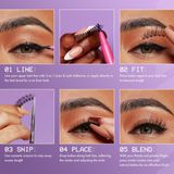 NYX Jumbo Lash Nepwimpers - Voor Extra Volume Zonder Lijm - Tot Wel 12 Uur Draagcomfort - Herbruikbaar - Vegan - Makkelijk te Verwijderen - 0.9 Major Spikes