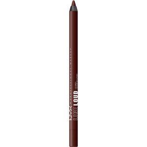 NYX Professional Makeup Make-up lippen Contour pencil Line Loud Vegan Longwear Lip Liner 2.0 Make A Statement