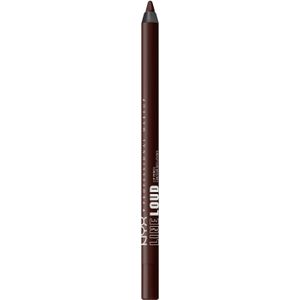 NYX Professional Makeup Make-up lippen Contour pencil Line Loud Vegan Longwear Lip Liner 1.0 No Wine-Ing