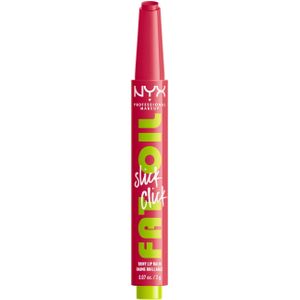 NYX Professional Makeup Fat Oil Slick Click - Double Tap - lippenbalsem - raspberry - 2g