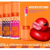 NYX Duck Plump lipgloss voor volle, extreem glanzende lippen - Clearly Spicy - 6,8 ml