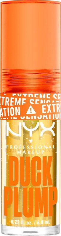 NYX Duck Plump lipgloss voor volle, extreem glanzende lippen - Clearly Spicy - 6,8 ml