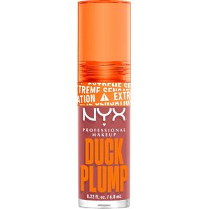 Nyx Professional Makeup Duck Plump - Nude Swings - Plumping lipgloss - Roos - 6,8ml