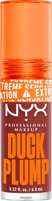 Nyx Professional Makeup Duck Plump - Brick Of Time - Plumping lipgloss - Rood - 6,8ml