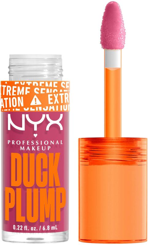 Nyx Professional Makeup Duck Plump - Pick Me Pink - Plumping lipgloss - Roos - 6,8ml