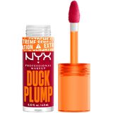 NYX Professional Makeup Lipgloss met prullenmondeffect, glanzende afwerking en intensieve kleur, extreem volume en volheid dankzij gemberolie, veganistische formule, Duck Plump Lip Lacquer, Hall of