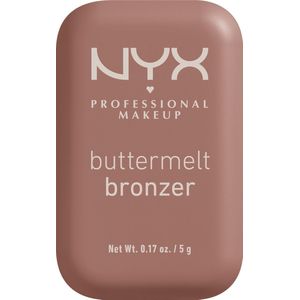 NYX Professional Makeup Buttermelt Bronzer All Butta'd Up Butter Poeder Bronzer Bruin