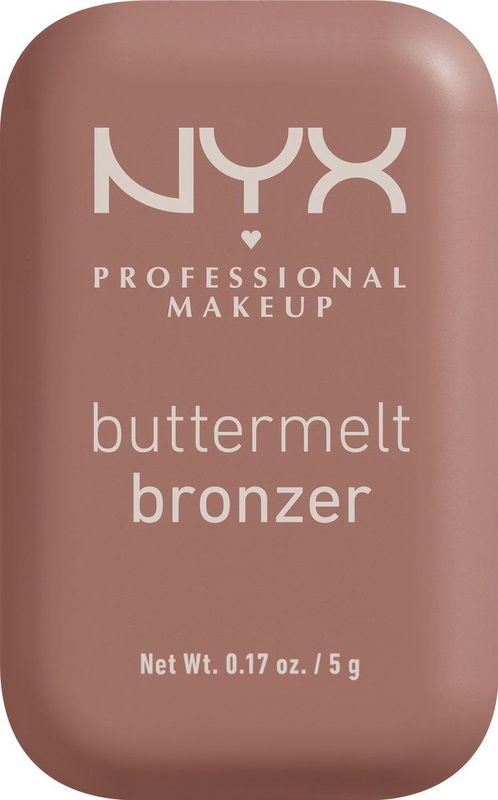 NYX Professional Makeup Buttermelt Bronzer All Butta'd Up Butter Poeder Bronzer Bruin