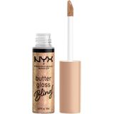 NYX Professional Makeup Butter Gloss Bling Bring the Bling Niet-plakkende Glanzende Lipgloss - Goud - 8ML