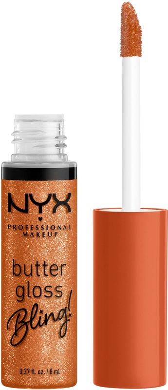 Nyx Professional Makeup Butter Gloss Bling Pricey Niet-plakkende Glanzende Lipgloss - Oranje - 8ML