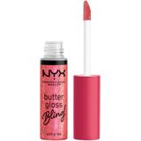Nyx Professional Makeup Butter Gloss Bing She Got Money Niet-plakkende Glanzende Lipgloss - Roze - 8ML