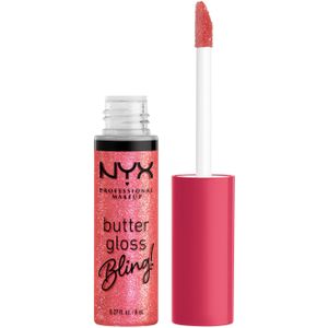 Nyx Professional Makeup Butter Gloss Bing She Got Money Niet-plakkende Glanzende Lipgloss - Roze - 8ML