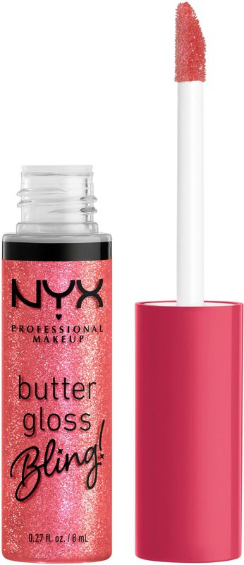 Nyx Professional Makeup Butter Gloss Bing She Got Money Niet-plakkende Glanzende Lipgloss - Roze - 8ML