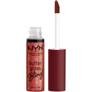 NYX Professional Makeup Butter Gloss Bling Lipgloss glimmend Tint 07 Big Spender 8 ml