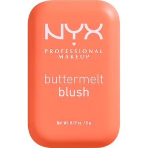 NYX Professional Makeup Buttermelt Blush - Alle huidtypes - Verrijkt met mango-, amandel- en sheaboter - Sooner The Butta - 5 gr