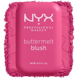 NYX Professional Makeup Buttermelt Powder Blush up to 12H Wear, Fade and Transfer Resistant (Various Shades) - Butta with Time
