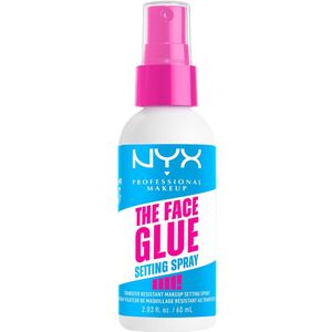 NYX Professional Make Up The Face Glue Setting Spray - Tot 24 uur draagtijd - Waterbestendige formule zonder plakkerigheid - 60ml
