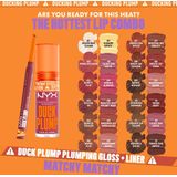 NYX Professional Make Up Duck Plump 10 Syringe Sienna Lippotlood - Voor kleurrijke vollere lippen - Blijft tot 10 uur zitten - 1ST