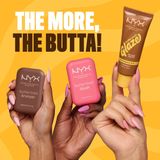 NYX Professional Make Up Buttermelt Glaze Whipped Butta Foundation Tot 12 uur draagtijd SPF 30 bescherming 1