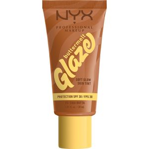 NYX Professional Make Up Buttermelt Glaze Chai Butta Foundation Tot 12 uur draagtijd SPF 30 bescherming 5
