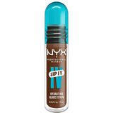 NYX Professional Make Up Lip IV 03 Splash N Spice Hydraterende Lipgloss - Tot 12 uur hydratatie - Verrijkt met Magnesium, Vitamine B12 en Kokoswater - 5ml