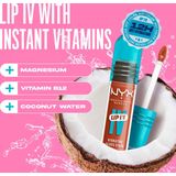 NYX Professional Makeup - Lip IV Gloss Serum feuchtigkeitsspendend Lipgloss 5 ml 05 - MOCHA ME WET (2418 € / 1 l)