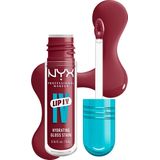 NYX Professional Make Up Lip IV 07 Bubblegum Burst Hydraterende Lipgloss - Tot 12 uur hydratatie - Verrijkt met Magnesium, Vitamine B12 en Kokoswater - 5ml