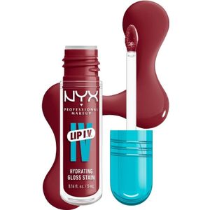 NYX Professional Make Up Lip IV 09 Blush Rush Hydraterende Lipgloss - Tot 12 uur hydratatie - Verrijkt met Magnesium, Vitamine B12 en Kokoswater - 5ml