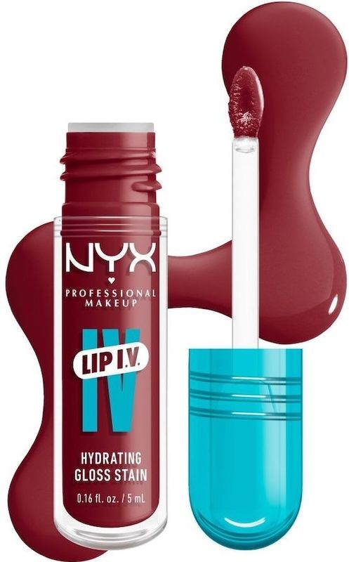 NYX Professional Make Up Lip IV 09 Blush Rush Hydraterende Lipgloss - Tot 12 uur hydratatie - Verrijkt met Magnesium, Vitamine B12 en Kokoswater - 5ml