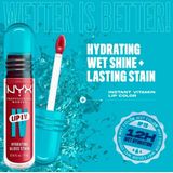 NYX Professional Make Up Lip IV 13 Cranberry Splash Hydraterende Lipgloss - Tot 12 uur hydratatie - Verrijkt met Magnesium, Vitamine B12 en Kokoswater - 5ml