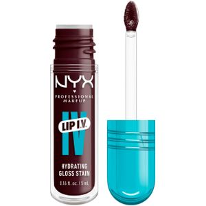 NYX Professional Make Up Lip IV 14 Mauve N' Moist Hydraterende Lipgloss - Tot 12 uur hydratatie - Verrijkt met Magnesium, Vitamine B12 en Kokoswater - 5ml