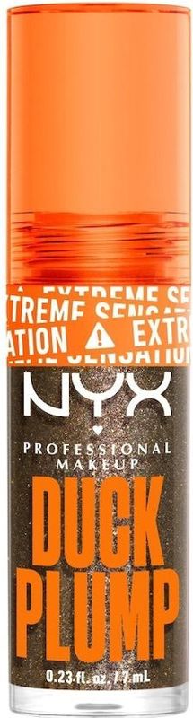 NYX Professional Makeup Duck Plump Lipgloss met Vergrotende Effect Tint Onyx-Pected 7 ml