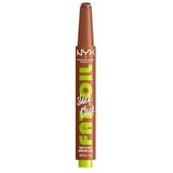 NYX Professional Make Up Fat Oil Slick Click Lippenbalsem - Tot 12 uur hydratatie - Verrijkt met avocado-, keizersbes- en framboosolie - Feedworthy - 2gr