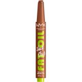NYX Professional Make Up Fat Oil Slick Click Lippenbalsem - Tot 12 uur hydratatie - Verrijkt met avocado-, keizersbes- en framboosolie - Feedworthy - 2gr