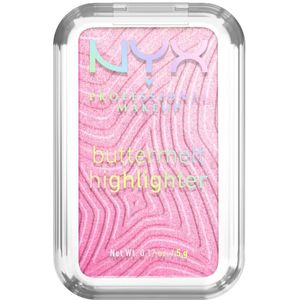 NYX Professional Make Up Buttermelt Highlighter - Blijft tot 12u zitten - Verrijkt met mango-, amandel- en sheaboter - U Butta Werk - 5gr