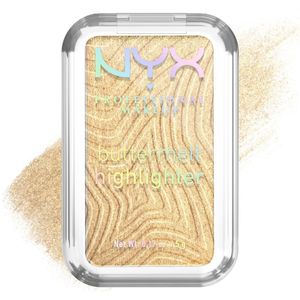 NYX Professional Make Up Buttermelt Highlighter - Blijft tot 12u zitten - Verrijkt met mango-, amandel- en sheaboter - Butta Than Gold - 5gr