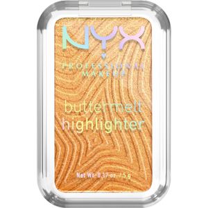 NYX Professional Make Up Buttermelt Highlighter - Blijft tot 12u zitten - Verrijkt met mango-, amandel- en sheaboter - Butta Bling - 5gr