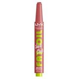 NYX Professional Make Up Fat Oil Slick Click Lippenbalsem - Tot 12 uur hydratatie - Verrijkt met avocado-, keizersbes- en framboosolie - Caption This - 2gr